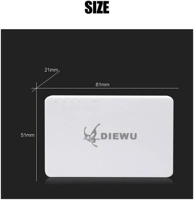 Alt view image 3 of 5 - 5/8 Ports High Speed Mini LAN Switch Network Switch RJ45 Mini Fast Ethernet Switch Network Hub Splitter 10/100Mbps For Monitor