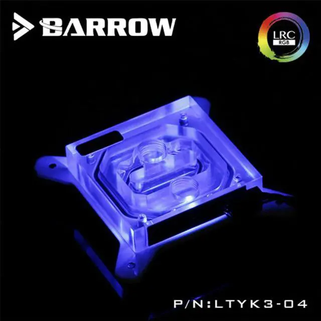 Alt view image 2 of 5 - For Intel CPU Acrylic Water Block 0.4MM Water Way Micro Channel For INTEL LGA-115X(1150 1151 1155 1156) CPU AURA