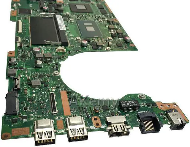Alt view image 4 of 5 - For ASUS K501U K501UX K501UXM K501UQ K501UW K501UWK Loptop motherboard Mian board W/4GB/8GB i5/i7 CPU DDR4 Memory slot