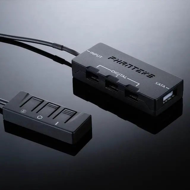 Alt view image 2 of 5 - 5V-3Pin D-RGB Controller Fan Holos Light Strip Spliter Support Sync Motherboard,PH-CTHUB_DRGB_01