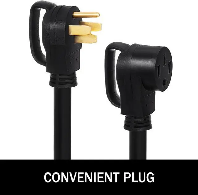 Alt view image 3 of 5 - 15-50Ft 50Amp RV Extension Cord Durable Power Cord Copper Wire Power Supply Cable for Trailer Motorhome Camper with Handles