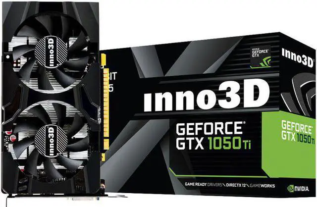 Alt view image 2 of 5 - GTX1050 Ti black gold ultimate 1290 MHZ ~ 1392/7000 4 gb / 128 - bit GDDR5 PCI - E video card