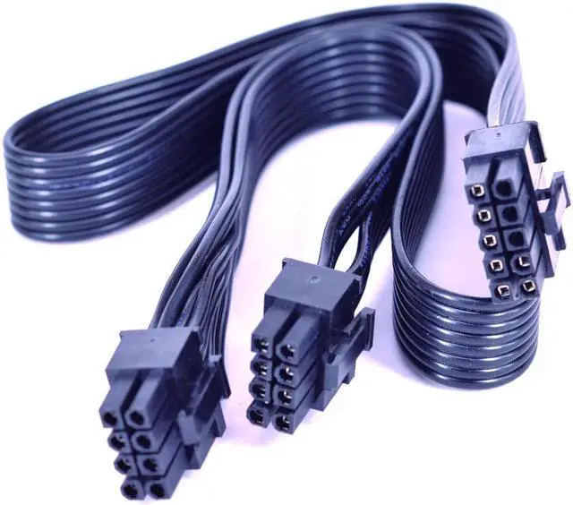 Alt view image 4 of 5 - For Antec HCG-520M HCG-620M PCI-e 8Pin 6+2 Pin  5 Pin Peripheral 4 Pin SATA Power Supply Cable