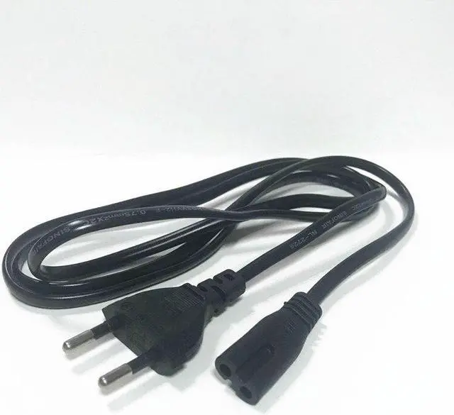 Main image of 2020 Year Universal 1.5m EU Standard to Figure 8 C7 2-Pin Plug AC Power Cable Lead Cord New High Quality