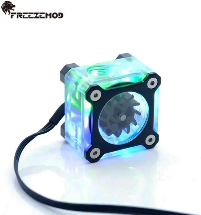 Alt view image 2 of 5 - Aluminum Alloy Shell A-RGB Flow Indicator Symphony Flow meter Armor Water Cooler For Water Flow Monitering Modding 5V