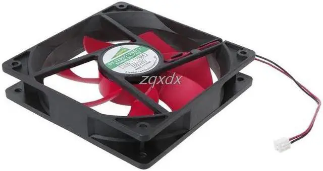 Alt view image 4 of 5 - 12025 120mm DC12V 0.2A 2 Pin Connector Cooling Fan for Computer Box CPU Cooler Radiator Drop ship