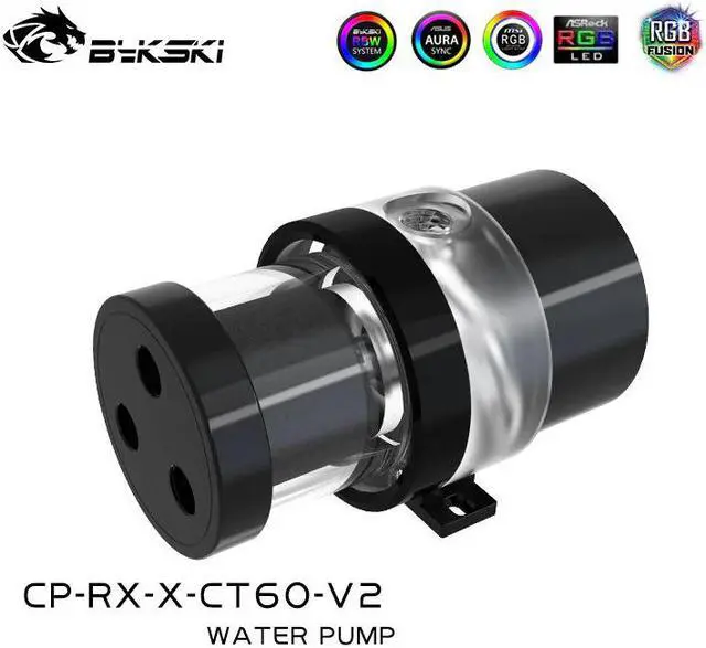 Alt view image 5 of 5 - CP-RX-X-CT60-V2 One-piece Pump+Reservoirs Combo,DDC Water Tank,PC Water Cooling Kit 5V ARGB/12V RGB 60/100/150/200MM