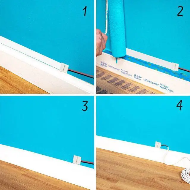 Alt view image 5 of 5 - 23 AWG Flat Cable add 2 Terminal Blocks 2 Conductor 10M Pure Copper with Adhesive Backing Power Extension Cord