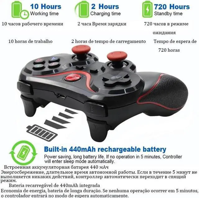 Alt view image 4 of 5 - Control for Phone Gamepad Joystick PC Smart TV Box Android iPhone Trigger Mobile Game Pad Controller Gaming Smartphone