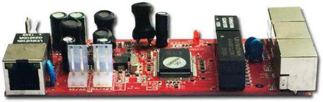 Alt view image 2 of 7 - 10 / 100mbps RJ45 8 Port Fast Ethernet Switch module Lan Hub US EU Plug 5v Adapter Power Supply Network Switch motherboard