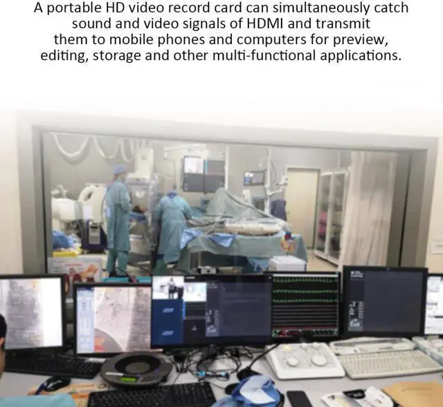 Alt view image 4 of 5 - to USB-C Video Capture Card HD 1080P Type C to  Video Capture Board Game Record Live Streaming Broadcast