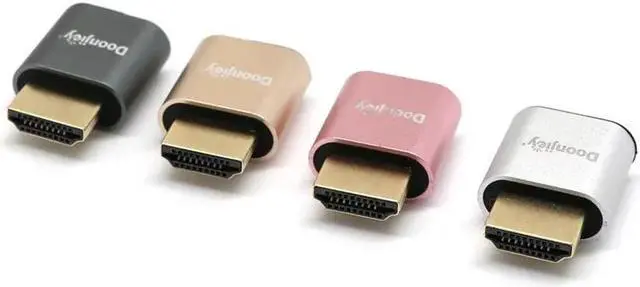 Alt view image 3 of 5 - E VGA Virtual Display Adapter HDMI 1.4 DDC EDID Dummy Plug Display Emulator Dropship