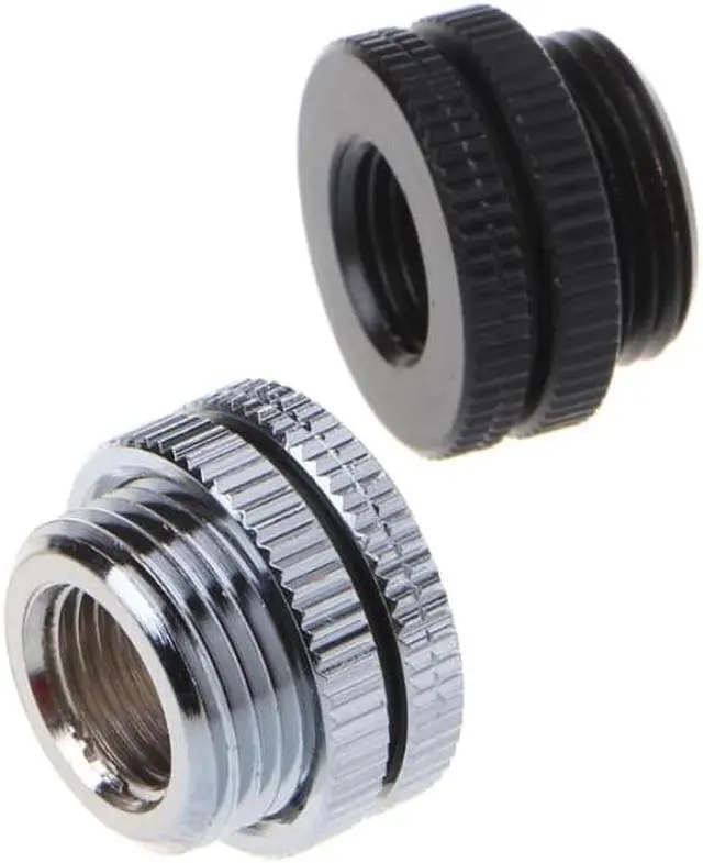 Alt view image 5 of 5 - 1 Pc G1/4 Threaded Wear Plate Bulkhead Fitting Top Injection Connector Water Cooling High Quality