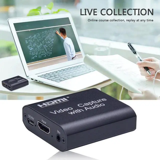 Alt view image 5 of 5 - 4K 1080P Video Capture  to  Video Capture Card for PS4 Game Streaming Live Stream Broadcast with Audio MIC input