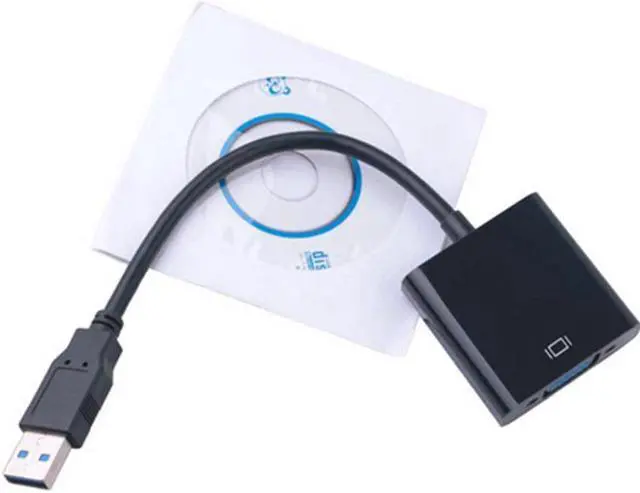 Main image of 3.0 to VGA Multi-display Adapter Converter External Video Graphic Card Player Bundle 1 Polybag Coaxial Cables Combination