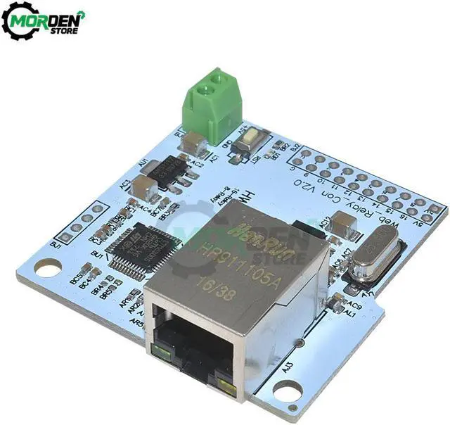 Alt view image 5 of 5 - 8 16 Channel ENC28J60 28J60 W5100 RJ45 Network web Relay Control Switch Internet Management P2P WIFI Router Control relay Module