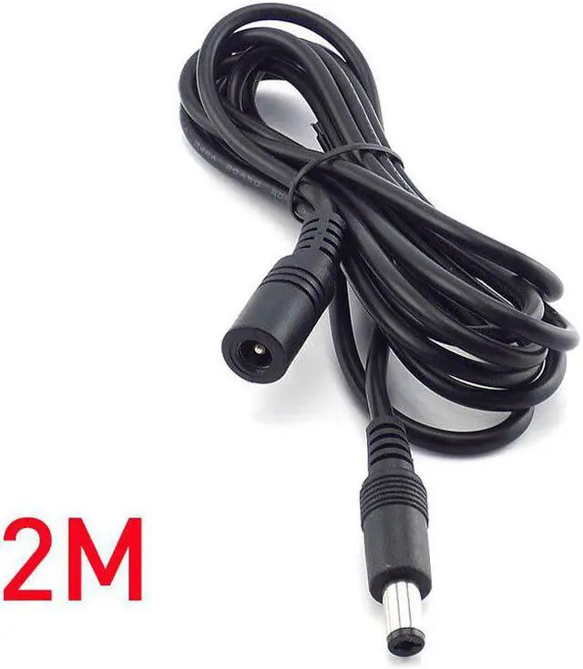 Alt view image 4 of 5 - 12V DC Extension Cable 5.5*2.1mm Male Female Power Cord Adapter Extender Wire 1m 2m 3m 5m 10m CCTV Camera Led Lights Accessories