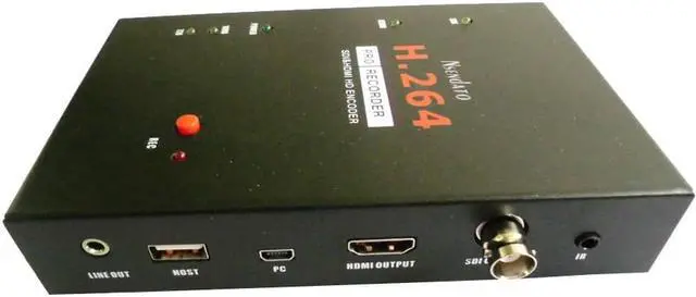 Alt view image 3 of 5 - 286 1080P SDI  3G Video Capture Card H.264 Pro  Recorder Box With Remote Control for USB SD Disk SDI HD Encoder