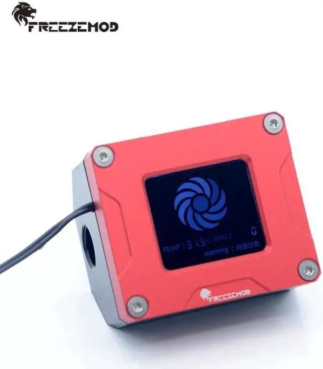 Alt view image 3 of 5 - water cooler 2020 electronic flow meter impeller speed and temperature display alarm. LSJ-POZN