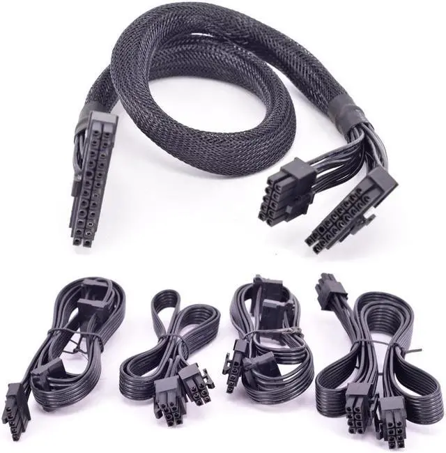 Main image of For Cooler Master V Series V850 V1000 V1200 ATX 24 Pin PCIe 6Pin 6+2Pin 8Pin 5Pin Peripheral 4Pin SATA PSU Power Supply Cable