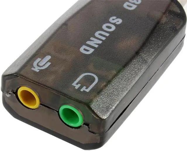 Alt view image 4 of 5 - Card For Bm 800 Studio Microphone Audio Interface External  Card USB 2.0 Headphones Microphone Jack Converter Adapter