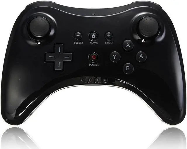 Alt view image 3 of 5 - Gamepad for Wii U Game Controller Classic Pro joystick Joypad Remote Gaming Gamepad For Nintendo WiiU High Quality