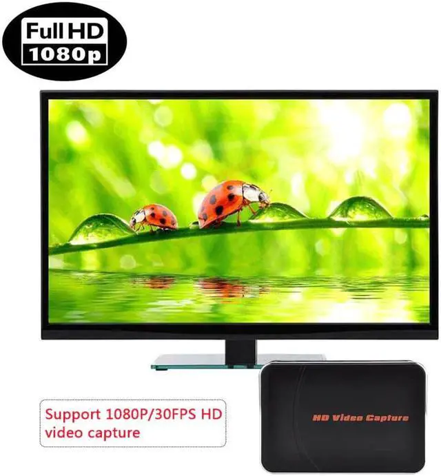 Alt view image 2 of 5 - 1080P 30fps HD Video Capture Card  HDMI Game Capture With Microphone In  for  Blue Ray/Set-top box/Computer/Game box