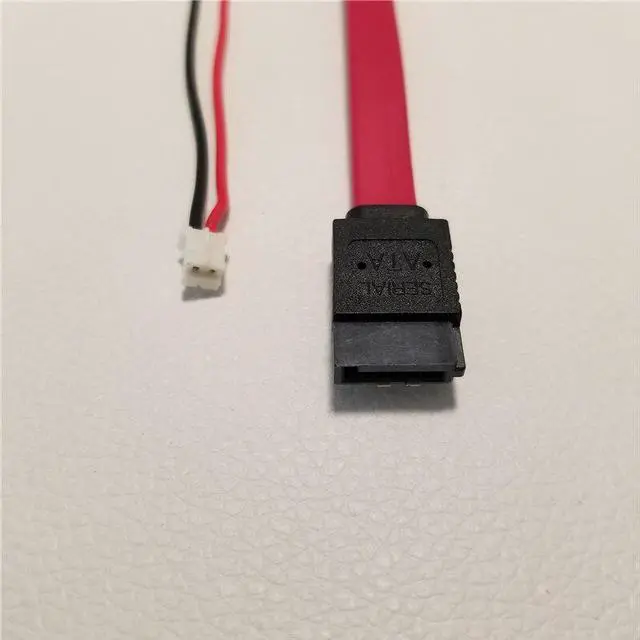 Alt view image 3 of 5 - 22Pin to 7Pin & 2Pin IDE Hard Drive Data Power Cable 7+15Pin Adapter Red 10cm