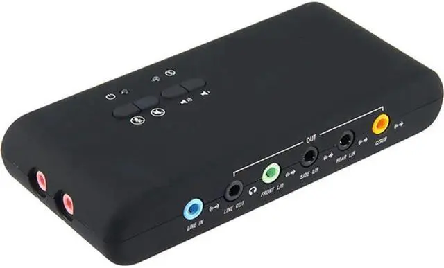 Main image of Sound Card Usb 2.0 Sound Card Cmi6206 Chipset Usb Usb o Device Class Spec1.0 And Usb Hid Class Spec 8 Channel Dac O