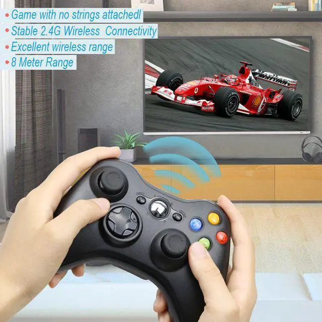 Alt view image 5 of 5 - 2.4GHz Wireless Controller For XBOX 360 Games Bluetooth Joystick For Microsoft Game Gamepad for XBOX360 Controle Computer