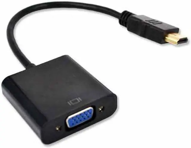 Alt view image 3 of 5 - Male To Female HDMI to VGA Cable Adapter Converter Computer Cable With Built-in Chipset Support 1080P HDTV