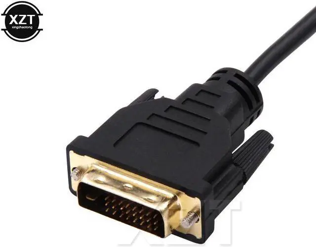 Alt view image 4 of 4 - 20CM Full HD 1080P DVI-D to VGA Adapter 24+1 25Pin Male to 15Pin Female Cable Converter for PC HDTV Monitor DVD TV Box Projector