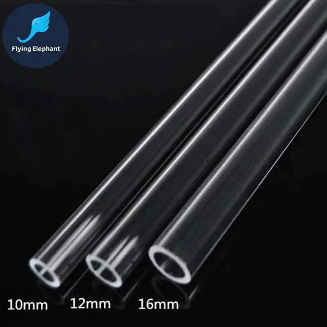 Main image of 8mm 10mm 12mm 14mm 16mm 18mm 20mm Transparent Acrylic Tube, PMMA Organic glass tube For Water Cooling Hard Pipe 50cm