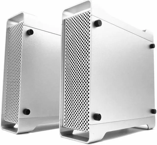Alt view image 3 of 5 - G5 Mini Aluminum HTPC Chassis Mini ITX Slim Gaming Computer Case With DC-ATX Power Supply  For ITX MINI