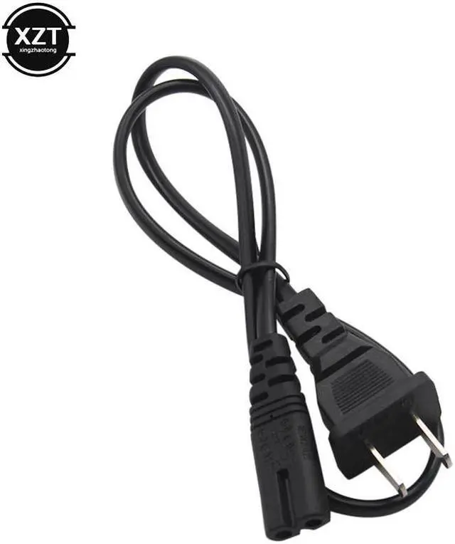 Alt view image 5 of 5 - 1Pcs 0.6M 2 ft 2 pins AC Power Cord US and EU High Quality Power Cable Power Cable for Desktop Laptop