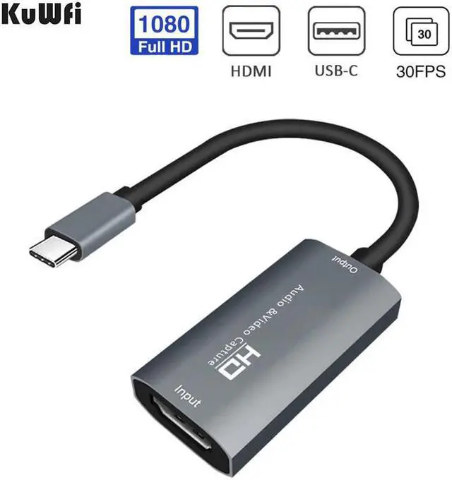 Main image of to USB-C Video Capture Card HD 1080P Type C to  Video Capture Board Game Record Live Streaming Broadcast