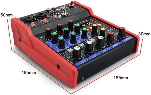 Alt view image 5 of 5 - Sound Card Bluetooth Stage Home KTV USB 5V Mini Mixer Music Portable DJ Console Studio Live Performance
