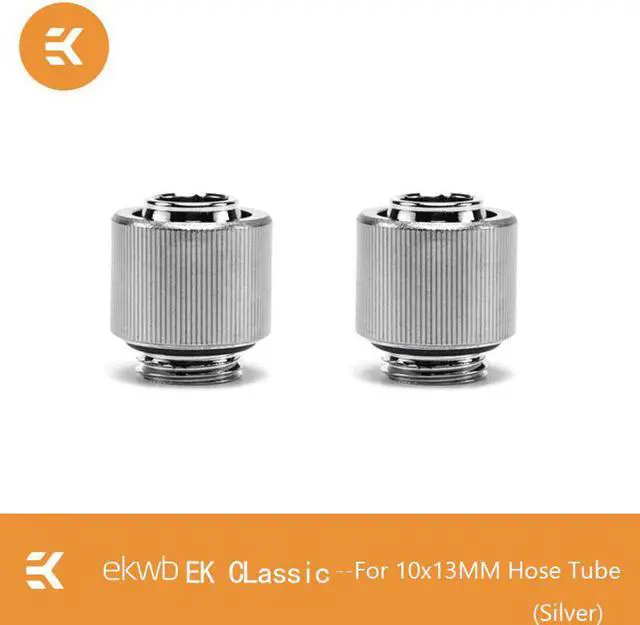 Alt view image 2 of 3 - 2PCS EK-STC Classic 10x13mm Hose Soft Tube Hand Compression Fittings G1/4 Secure Option For Custom Loop Liquid Cooling