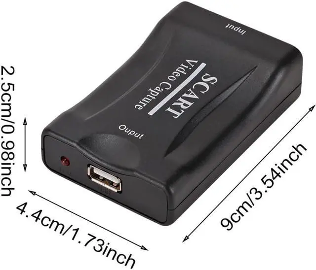 Alt view image 3 of 5 - USB 2.0 4K SCART Video Capture Card DVD Recording Record Box Accessories Grabber for Live Streaming Plug And Play Home Office