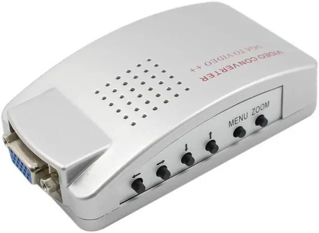 Alt view image 5 of 5 - Universal NTSC PAL VGA to RCA TV AV Composite S-video Switch Converter Signal Adapter For PS2 Computer Laptop PC HDTV