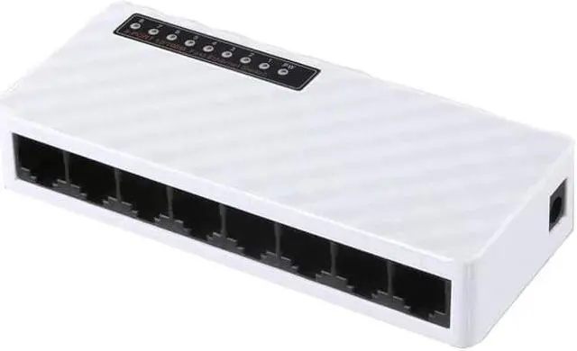 Alt view image 2 of 5 - 8 port ethernet switch Network switch 100mbps fast ethernet switches switch hub ethernet 8 port lan hub Full/Half duplex