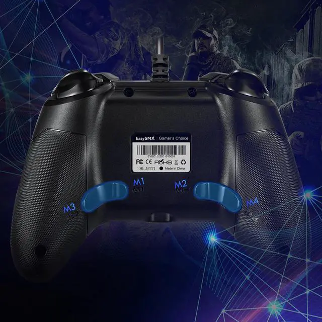 Alt view image 2 of 5 - SL-9111 Wired Joystick Gamepad For PC Android TV Box Vibration Game Controller For PC Computer Win10 Android TV Box