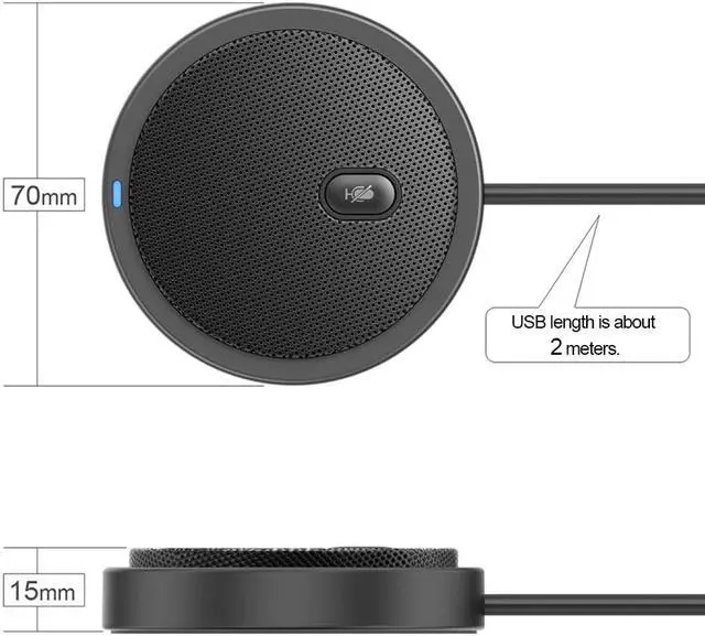Alt view image 4 of 5 - USB Omni-directional Condenser Microphone Mic Voice Chat Video Games Live Broadcast Sound Pick-up for Desktop Laptop PC