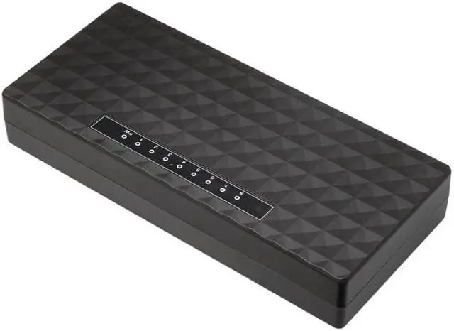 Alt view image 4 of 5 - speed 8 Port Network Gigabit Switch 10/100/1000Mbps Fast Ethernet Switcher Lan Hub Full/Half duplex Exchange Plug and Play