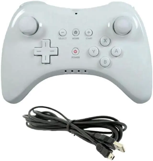 Alt view image 3 of 5 - 2020 Newest Blueteeth Controller Joystick Gamepad For Nintend Wii U Pro With USB Cable Trigger Wireless Game Pad Controller