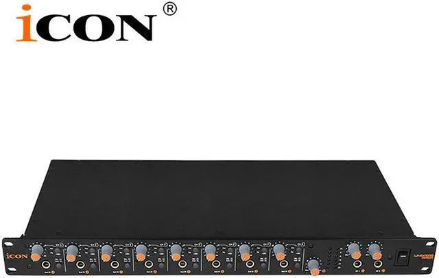 Main image of Umix 1010 rack external sound card metal structure 24-Bit 96/192KHz 10-In/10-Out full duplex recording