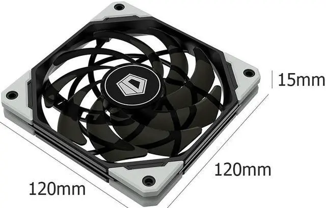 Alt view image 4 of 5 - 120mm Ultra Slim Quiet PC Case Fan Desktop PC Computer Cooling Cooler Silent CPU Water Power Cooler PWM PC Chassis Case Fan
