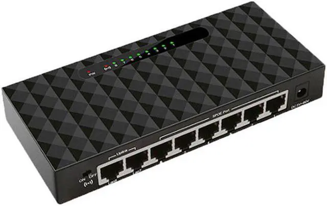 Main image of 8 Port Gigabit Switch Network Ethernet Hub Adapter Full or Half Duplex Ex Ch Ange