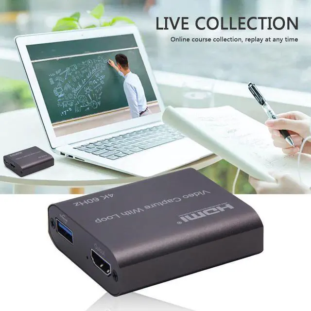 Alt view image 2 of 5 - Loop Out Capture Card Camera Elements Carrying Handheld for Live Streaming Game Audio Video Recording Box