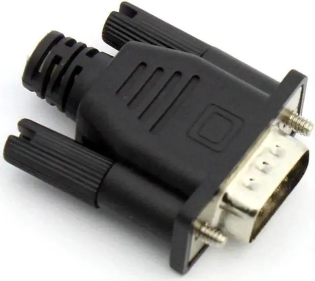 Alt view image 2 of 5 - Virtual Display Adapter Male Dummy Plug EDID Headless Ghost Emulator Lock Plate-SCLL